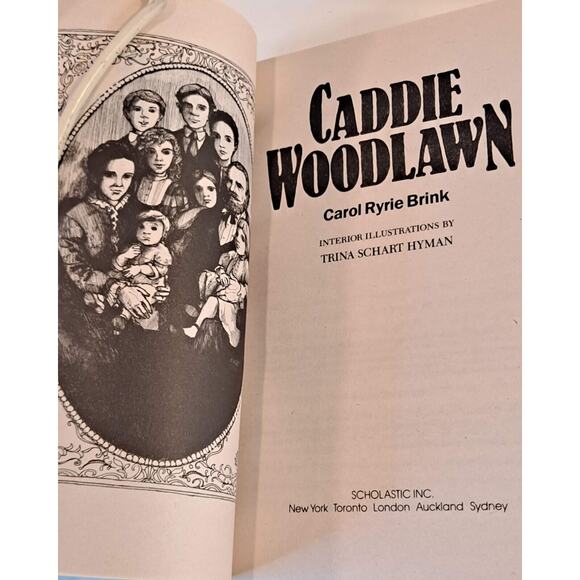 Caddie Woodlawn by Carol Ryrie Brink (1991 Scholastic Paperback) - Picture 2 of 8